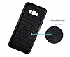 Eiroo Carbon Thin Samsung Galaxy S8 Plus Ultra nce Siyah Silikon Klf - Resim: 4