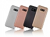 Eiroo Carbon Thin Samsung Galaxy S8 Ultra nce Rose Gold Silikon Klf - Resim: 1