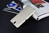 Eiroo Carbon Thin Sony Xperia C5 Ultra Sper nce Gold Silikon Klf - Resim: 2