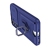 Eiroo Card Magnet Samsung Galaxy A34 Kartlkl Lacivert Silikon Klf - Resim: 2