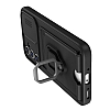 Eiroo Card Magnet Samsung Galaxy A54 Kartlkl Siyah Silikon Klf - Resim: 2