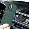 Eiroo Card-X iPhone 12 Pro Max Kamera Korumal Siyah Silikon Klf - Resim: 2