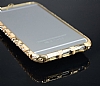 Eiroo Ceramic iPhone 6 Plus / 6S Plus Tal Metal Bumper ereve Beyaz Klf - Resim: 3