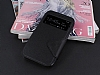 Eiroo Clasps Samsung N7100 Galaxy Note 2 Standl Pencereli Siyah Deri Klf - Resim: 1
