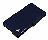 Eiroo Clasps Sony Xperia Z1 Standl Pencereli Lacivert Deri Klf - Resim: 4