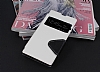 Eiroo Clasps Sony Xperia Z1 Standl Pencereli Beyaz Deri Klf - Resim: 3