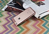 Eiroo Clear Thin iPhone 6 Plus / 6S Plus Rose Gold Kenarl effaf Rubber Klf - Resim: 1