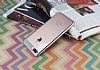 Eiroo Clear Thin iPhone 7 Plus / 8 Plus Silver Kenarl effaf Rubber Klf - Resim: 1