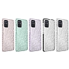 Eiroo Color Crystal Samsung Galaxy A51 Yeil Silikon Klf - Resim: 1