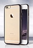 iPhone 6 Plus / 6S Plus Siyah Kenarl effaf Silikon Klf - Resim: 1