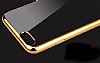 iPhone 7 Plus / 8 Plus Gold Kenarl effaf Silikon Klf - Resim: 1
