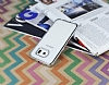 Samsung Galaxy S6 Edge Silver Kenarl effaf Silikon Klf - Resim: 2