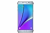 Eiroo Color Thin Samsung Galaxy Note 5 Silver Rubber Klf - Resim: 2