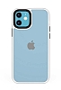 Eiroo Contrast iPhone 13 Pro Max Yeil Silikon Klf - Resim: 2