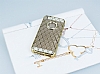 Eiroo Dashy iPhone SE / 5 / 5S Gold Tal effaf Silikon Klf - Resim: 1
