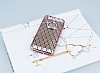 Eiroo Dashy iPhone SE / 5 / 5S Rose Gold Tal effaf Silikon Klf - Resim: 2
