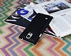 Eiroo Dotted Samsung N9100 Galaxy Note 4 Deri Kaplamal Siyah Rubber Klf - Resim: 1