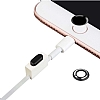Eiroo Dust Plug iPhone 7 / 8 Silver Koruma Seti - Resim: 2