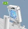 Eiroo F6 Ayarlanabilir Fanl Led Ikl Beyaz Telefon ve Tablet Tutucu - Resim: 6