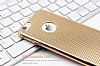 Eiroo Flashy iPhone 6 / 6S Metalik Gold Silikon Klf - Resim: 1