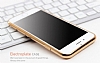 Eiroo Flashy iPhone 6 / 6S Metalik Gold Silikon Klf - Resim: 3