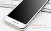 Eiroo Flashy iPhone 6 / 6S Metalik Silver Silikon Klf - Resim: 1