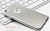 Eiroo Flashy iPhone 6 / 6S Metalik Silver Silikon Klf - Resim: 2