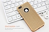 Eiroo Flashy iPhone SE / 5 / 5S Metalik Gold Silikon Klf - Resim: 3