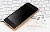 Eiroo Flashy iPhone SE / 5 / 5S Metalik Gold Silikon Klf - Resim: 2