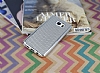 Eiroo Flashy Samsung Galaxy Note 5 Metalik Silver Silikon Klf - Resim: 1