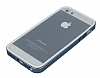 Eiroo Fly Hybrid iPhone SE / 5 / 5S Silikon Bumper ereve Ak Mavi Klf - Resim: 2