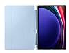 Eiroo Fold Samsung Galaxy Tab S9 / Tab S9 FE Kalemlikli Standl Mavi Klf - Resim: 2