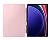 Eiroo Fold Samsung Galaxy Tab S9 / Tab S9 FE Kalemlikli Standl Pembe Klf - Resim: 2