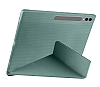 Eiroo Fold Samsung Galaxy Tab S9 / Tab S9 FE Kalemlikli Standl Yeil Klf - Resim: 1