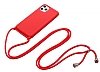 Eiroo Fun iPhone 12 / 12 Pro 6.1 in Askl Yeil Silikon Klf - Resim: 2