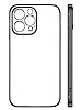 Eiroo Gbox iPhone 13 Kamera Korumal Silver Mat Silikon Klf - Resim: 6