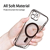 Eiroo Gbox iPhone 11 Macsafe zellikli Kamera Korumal Rose Gold Silikon Klf - Resim: 3