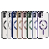 Eiroo Gbox iPhone 12 Macsafe zellikli Kamera Korumal Lila Silikon Klf - Resim: 5