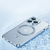 Eiroo Gbox iPhone 15 Magsafe zellikli Kamera Korumal Silver Silikon Klf - Resim: 4