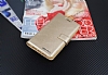 Eiroo General Mobile GM 5 Plus Czdanl Yan Kapakl Gold Deri Klf - Resim: 3