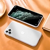 Eiroo Ghost Thin iPhone 11 Pro Ultra nce effaf Beyaz Rubber Klf - Resim: 5