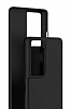 Eiroo Ghost Thin Samsung Galaxy S21 Ultra Siyah nce Rubber Klf - Resim: 4