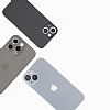Eiroo Ghost Thin iPhone 14 Plus Ultra nce effaf Beyaz Rubber Klf - Resim: 7