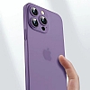 Eiroo Ghost Thin iPhone 14 Pro Ultra nce effaf Beyaz Rubber Klf - Resim: 3