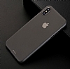 Eiroo Ghost Thin iPhone X / XS Ultra nce effaf Siyah Rubber Klf - Resim: 1