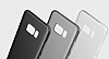 Eiroo Ghost Thin Samsung Galaxy S8 Plus Ultra nce effaf Siyah Rubber Klf - Resim: 6