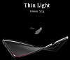 Eiroo Ghost Thin Samsung Galaxy S8 Plus Ultra nce effaf Siyah Rubber Klf - Resim: 5