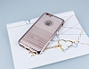 Eiroo Glace iPhone 6 Plus / 6S Plus Rose Gold Tal Kenarl effaf Silikon Klf - Resim: 1