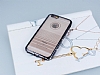Eiroo Glace iPhone 6 Plus / 6S Plus Siyah Tal Kenarl effaf Silikon Klf - Resim: 1
