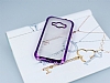 Eiroo Glace Samsung Galaxy J1 Ace Mor Tal Kenarl effaf Silikon Klf - Resim: 2
